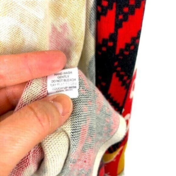 Soho Chick | Aztec Print Sleeveless Open Shrug Size Small - Picture 7 of 8